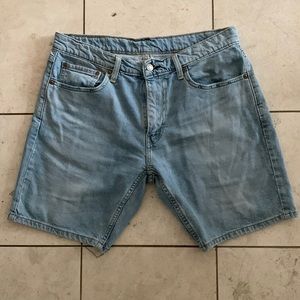 Levi’s 412 slim denim shorts 32 waist